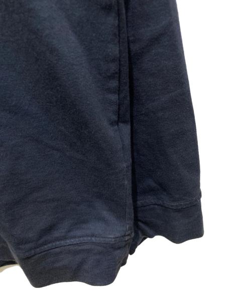 STONE ISLAND（ストーンアイランド）STONE ISLAND (ストーンアイランド) ガーメントダイロングスリーブカットソー　HEAVY COTTON JERSEY GARMENT DYED ネイビー サイズ:XLの古着・服飾アイテム