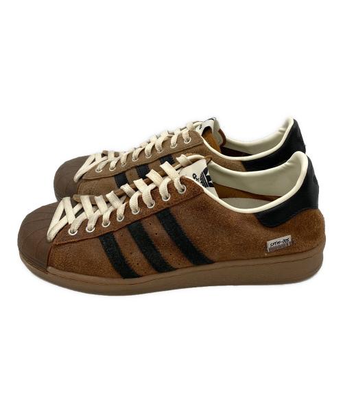adidas（アディダス）adidas (アディダス) song for the mute (ソングフォーザミュート) SUPERSTAR 82 ブラウン サイズ:28.5の古着・服飾アイテム