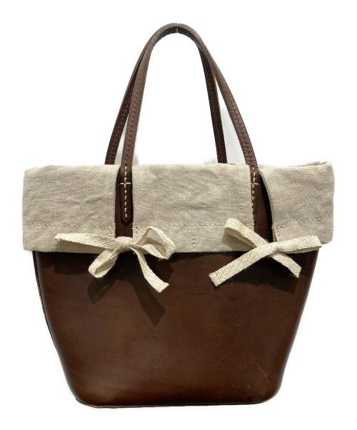 genten（ゲンテン）genten (ゲンテン) ミニハンドバッグ ブラウンの古着・服飾アイテム