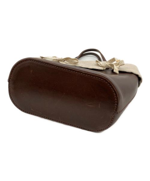 genten（ゲンテン）genten (ゲンテン) ミニハンドバッグ ブラウンの古着・服飾アイテム