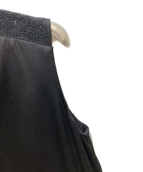 SLOBE IENA（スローブ イエナ）SLOBE IENA (スローブ イエナ) バックレースサテンオールインワン ブラック サイズ:38の古着・服飾アイテム