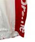 中古・古着 Castelli (カステリ) Supreme (シュプリーム) Cycling Jersey ホワイト×レッド サイズ:Ｌ：15000円