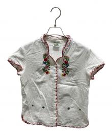 Hysteric Glamour（ヒステリックグラマー）の古着「チロリアン刺繍ブラウス」｜ホワイト