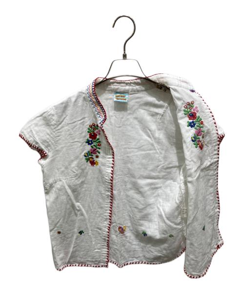 Hysteric Glamour（ヒステリックグラマー）Hysteric Glamour (ヒステリックグラマー) チロリアン刺繍ブラウス ホワイト サイズ:FREEの古着・服飾アイテム