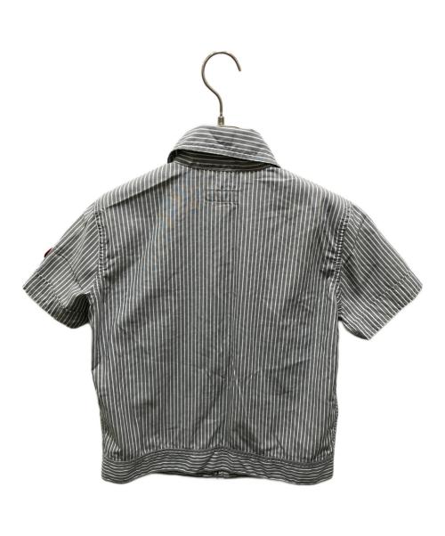 Hysteric Glamour（ヒステリックグラマー）Hysteric Glamour (ヒステリックグラマー) ジップアップワークシャツ グレー サイズ:FREEの古着・服飾アイテム