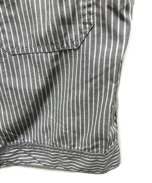 Hysteric Glamour（ヒステリックグラマー）Hysteric Glamour (ヒステリックグラマー) ジップアップワークシャツ グレー サイズ:FREEの古着・服飾アイテム