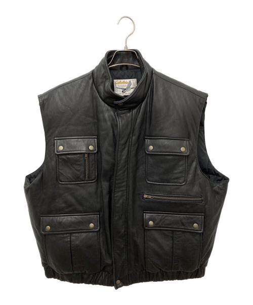 Cabelas（カベラス）cabelas (カベラス) ダウンベスト ブラック サイズ:XLの古着・服飾アイテム