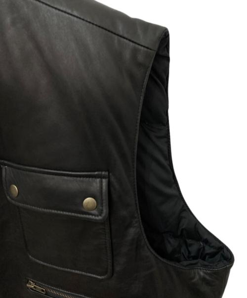 Cabelas（カベラス）cabelas (カベラス) ダウンベスト ブラック サイズ:XLの古着・服飾アイテム