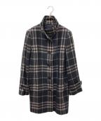 BURBERRY LONDONバーバリーロンドン）の古着「スタンドカラーコート」｜ブラック