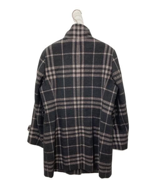 BURBERRY LONDON（バーバリーロンドン）BURBERRY LONDON (バーバリーロンドン) スタンドカラーコート ブラック サイズ:46の古着・服飾アイテム