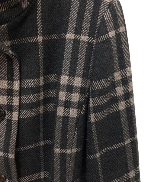 BURBERRY LONDON（バーバリーロンドン）BURBERRY LONDON (バーバリーロンドン) スタンドカラーコート ブラック サイズ:46の古着・服飾アイテム