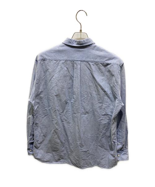 STANDARD CALIFORNIA（スタンダードカリフォルニア）STANDARD CALIFORNIA (スタンダードカリフォルニア) RHC Ron Herman (アールエイチシー ロンハーマン) ボタンダウンシャツ ブルー サイズ:Ｌの古着・服飾アイテム