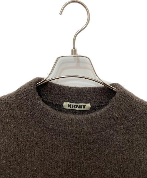 NKNIT（ンニット）NKNIT (ンニット) ハートパターンニット ブラウンの古着・服飾アイテム