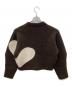 NKNIT (ンニット) ハートパターンニット ブラウン：12000円