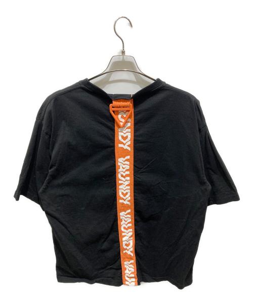VAUNDY（バウンディー）VAUNDY (バウンディー) プリントTシャツ ブラック サイズ:XLの古着・服飾アイテム