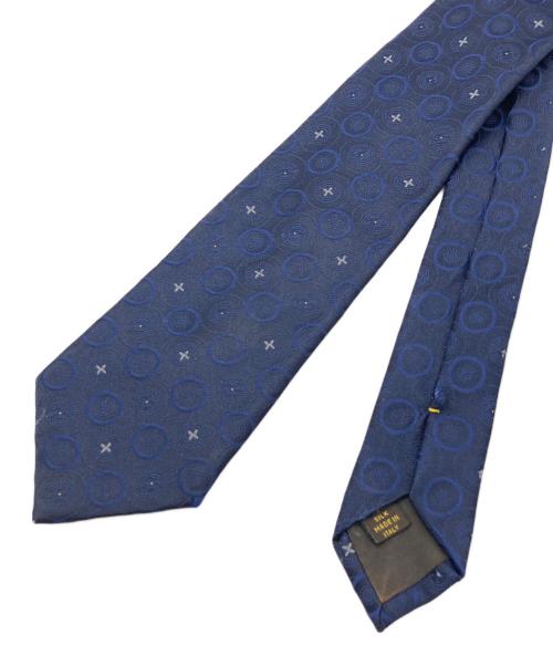 LOUIS VUITTON（ルイ ヴィトン）LOUIS VUITTON (ルイ ヴィトン) シルクネクタイ ネイビー サイズ:-の古着・服飾アイテム