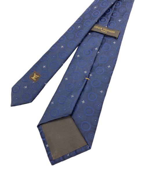 LOUIS VUITTON（ルイ ヴィトン）LOUIS VUITTON (ルイ ヴィトン) シルクネクタイ ネイビー サイズ:-の古着・服飾アイテム