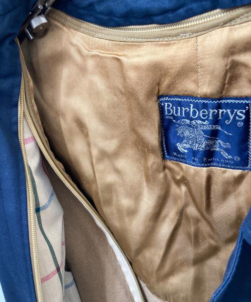 Burberry's（バーバリーズ）Burberry's (バーバリーズ) ライナー付き比翼コート ネイビー サイズ:記載なしの為実寸参照の古着・服飾アイテム