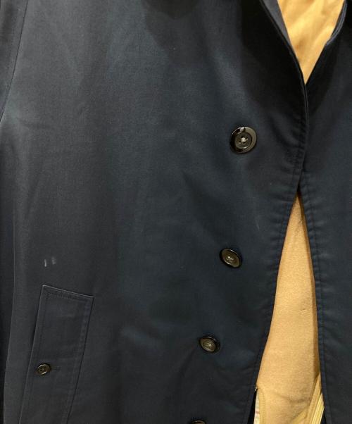 Burberry's（バーバリーズ）Burberry's (バーバリーズ) ライナー付き比翼コート ネイビー サイズ:記載なしの為実寸参照の古着・服飾アイテム