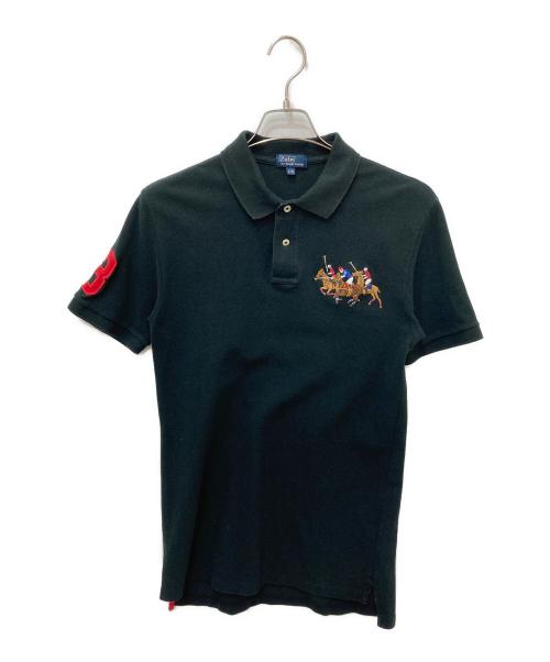 POLO RALPH LAUREN（ポロ・ラルフローレン）POLO RALPH LAUREN (ポロ・ラルフローレン) ポロシャツ ブラック サイズ:170CMの古着・服飾アイテム