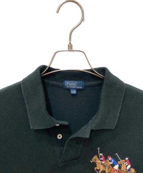 POLO RALPH LAUREN（ポロ・ラルフローレン）POLO RALPH LAUREN (ポロ・ラルフローレン) ポロシャツ ブラック サイズ:170CMの古着・服飾アイテム