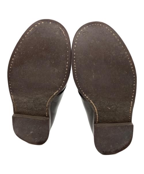 COMME des GARCONS HOMME（コムデギャルソン オム）COMME des GARCONS HOMME (コムデギャルソン オム) フリンジレザーシューズ ブラウン サイズ:26.5の古着・服飾アイテム