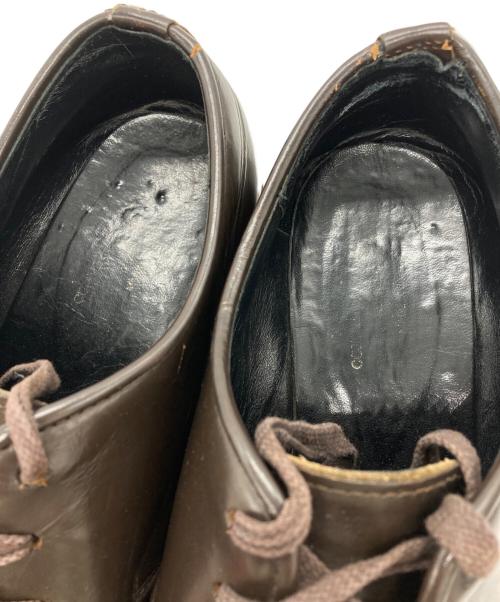 COMME des GARCONS HOMME（コムデギャルソン オム）COMME des GARCONS HOMME (コムデギャルソン オム) フリンジレザーシューズ ブラウン サイズ:26.5の古着・服飾アイテム