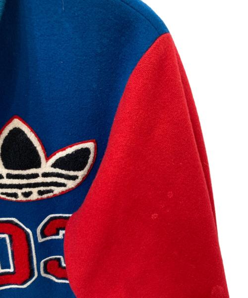 adidas（アディダス）adidas (アディダス) ワッペンウールスタジャン ブルー サイズ:Ｌの古着・服飾アイテム