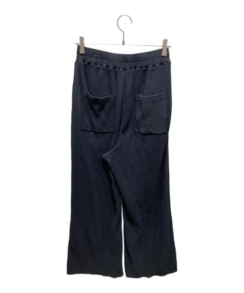 KANEMASA PHIL.（カネマサフィル）KANEMASA PHIL. (カネマサフィル) 18G Heavy Weight Garment Dye Waffle Pants ブラック サイズ:Ｍの古着・服飾アイテム