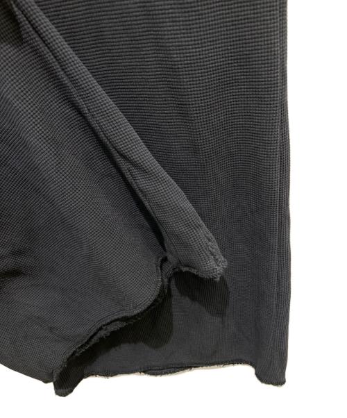 KANEMASA PHIL.（カネマサフィル）KANEMASA PHIL. (カネマサフィル) 18G Heavy Weight Garment Dye Waffle Pants ブラック サイズ:Ｍの古着・服飾アイテム