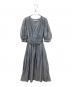 Her lip to（ハーリップトゥ）の古着「Airy Volume Sleeve Dress」｜スカイブルー