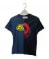 DIESEL（ディーゼル）の古着「切替プリントTシャツ」｜ブラック