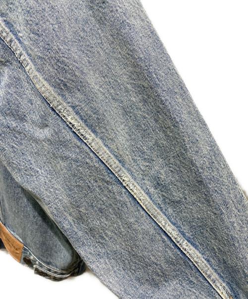 BALENCIAGA（バレンシアガ）BALENCIAGA (バレンシアガ) バックカレッジ刺繍デニムジャケット ブルー サイズ:Sの古着・服飾アイテム