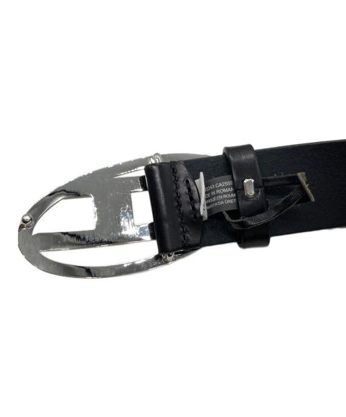 DIESEL（ディーゼル）DIESEL (ディーゼル) ロゴバックルベルト ブラックの古着・服飾アイテム