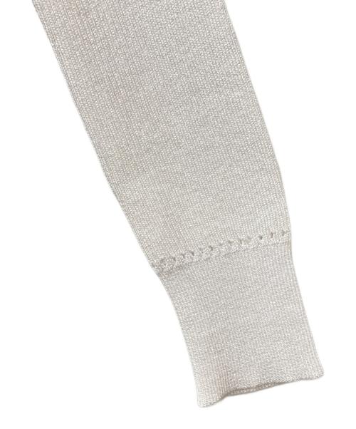 Bibiy.（ビビィ）Bibiy. (ビビィ) NINA RIBBON KNIT　ニーナリボンニット ホワイト サイズ:Fの古着・服飾アイテム