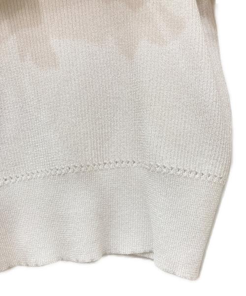 Bibiy.（ビビィ）Bibiy. (ビビィ) NINA RIBBON KNIT　ニーナリボンニット ホワイト サイズ:Fの古着・服飾アイテム