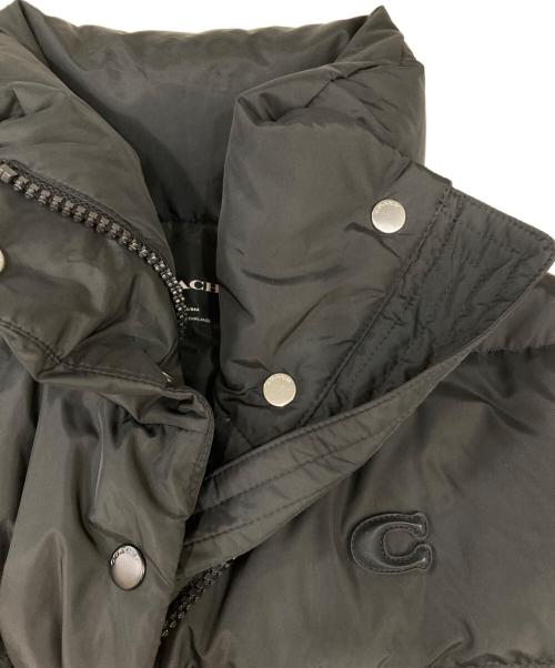 COACH（コーチ）COACH (コーチ) パッファー ベスト ブラック サイズ:XSの古着・服飾アイテム