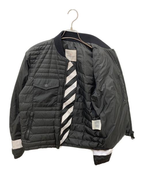 MONCLER（モンクレール）MONCLER (モンクレール) OFFWHITE (オフホワイト) ダウンジャケット ブラック サイズ:2の古着・服飾アイテム