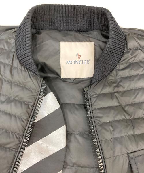 MONCLER（モンクレール）MONCLER (モンクレール) OFFWHITE (オフホワイト) ダウンジャケット ブラック サイズ:2の古着・服飾アイテム