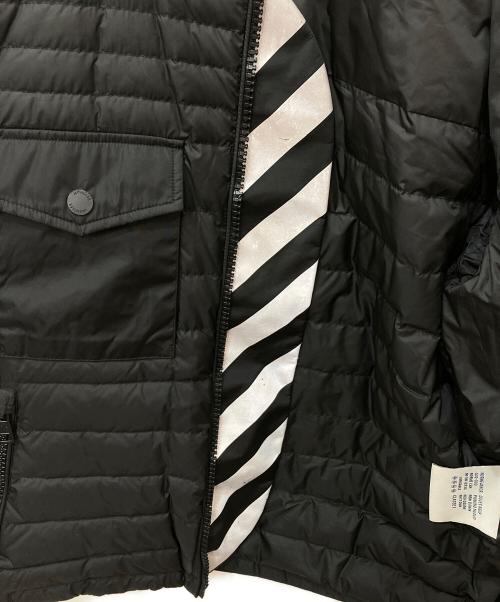 MONCLER（モンクレール）MONCLER (モンクレール) OFFWHITE (オフホワイト) ダウンジャケット ブラック サイズ:2の古着・服飾アイテム