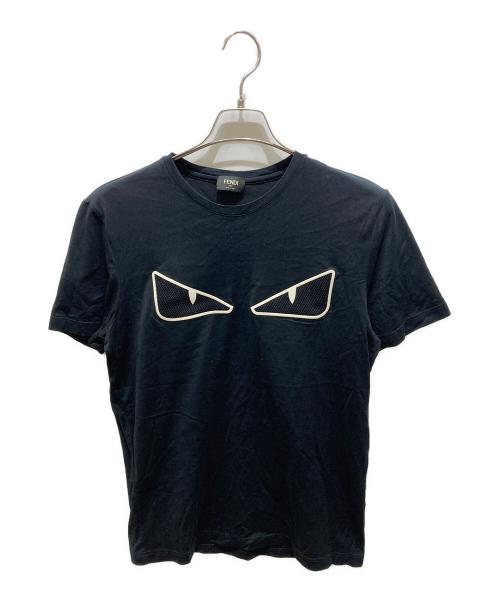 FENDI（フェンディ）FENDI (フェンディ) バッグ バグズプリントTシャツ ブラック サイズ:Ｌの古着・服飾アイテム