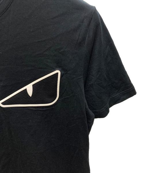 FENDI（フェンディ）FENDI (フェンディ) バッグ バグズプリントTシャツ ブラック サイズ:Ｌの古着・服飾アイテム