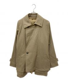 Blanc YM（ブランワイエム）の古着「Short Trench Coat」｜ブラウン