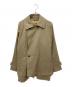 Blanc YM（ブランワイエム）の古着「Short Trench Coat」｜ブラウン