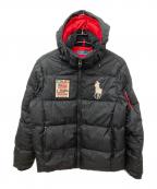 RALPH LAURENラルフローレン）の古着「ビッグポニーダウンジャケット」｜ブラック