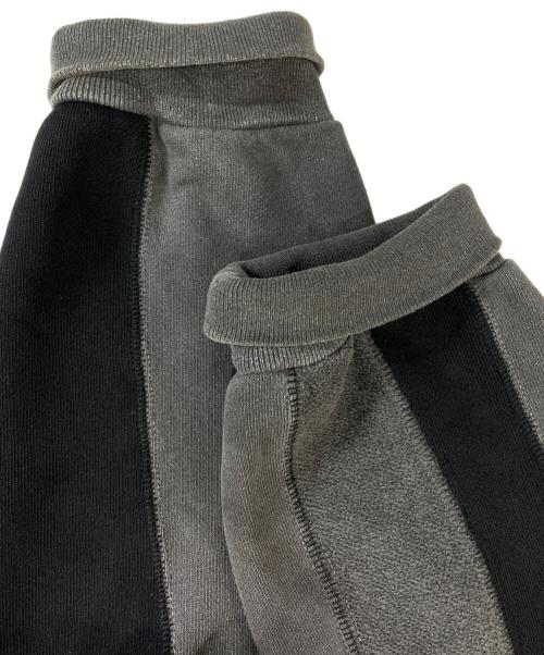 JOHN ELLIOTT（ジョン エリオット）JOHN ELLIOTT (ジョン エリオット) バイカラースウェットジャケット グレーの古着・服飾アイテム