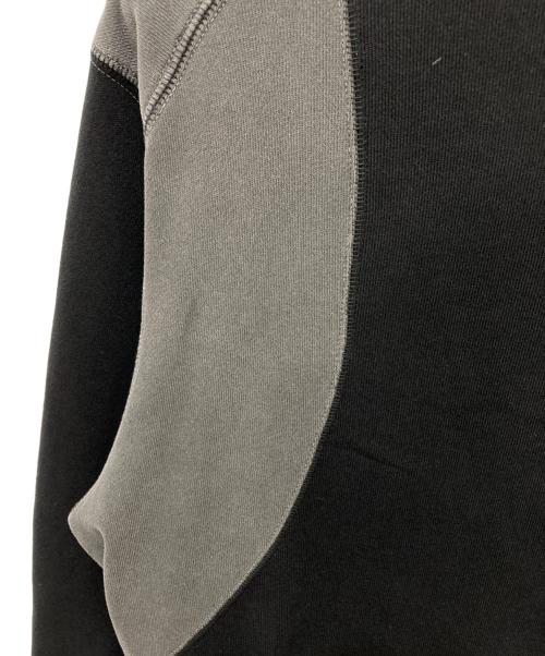 JOHN ELLIOTT（ジョン エリオット）JOHN ELLIOTT (ジョン エリオット) バイカラースウェットジャケット グレーの古着・服飾アイテム