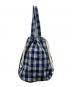 Porter Classic（ポータークラシック）の古着「チェック巾着バッグ」｜ネイビー
