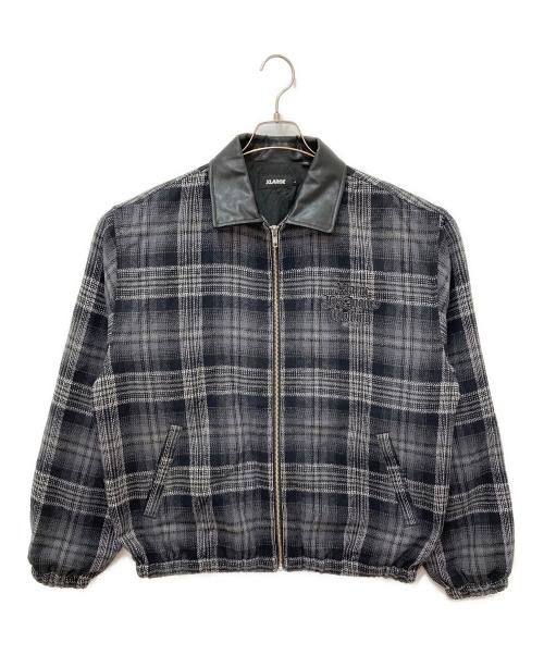X-LARGE（エクストララージ）X-LARGE (エクストララージ) OLD ENGLISH FLANNEL JACKET ブラック サイズ:Lの古着・服飾アイテム