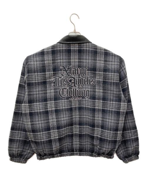 X-LARGE（エクストララージ）X-LARGE (エクストララージ) OLD ENGLISH FLANNEL JACKET ブラック サイズ:Lの古着・服飾アイテム